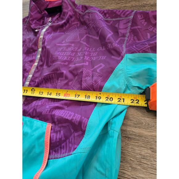 Under Armour Pride Windbreaker Men's M Colorblock Streetwear Statement Jacket - Picture 8 of 9